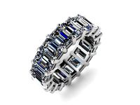 Emerald eternity band