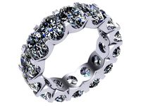 Oval Eternity Band