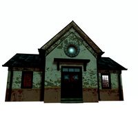 Old house with interior