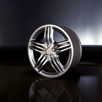 Car rim Mercedes AMG 3d model tire