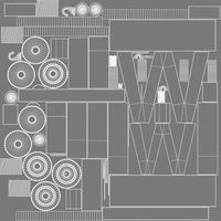 LETTER W AND CARRIAGE