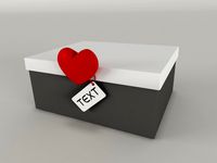 Gift heart box
