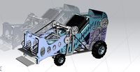 Automatic potato harvesting machine