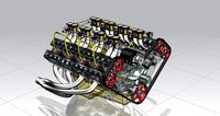 32-valve V8 engine