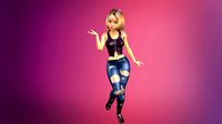 Cartoon Sexy Woman Rigged Low-poly