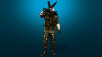 Soldier-military-army-3d model-8-Rigged with Animation file