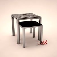 Side table Aston 50 et 70 Smania