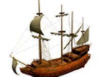 Corvette sailship 3D Model