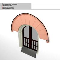 Renaissance window 3D Model