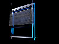 Georgian window and blinds