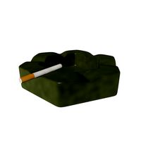 Ashtray with Cigarette
