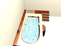 Designer Bath Tub 3D Model