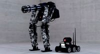 Walking Gun Mech Robot