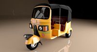 AutoRickshaw High Poly