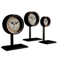 French Amperes Meter Clock
