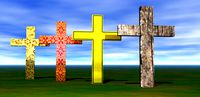 Cross design 1 w 4 Materials