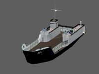 LCTU-501 Tank Landing Craft / Utility - Type - B , by Xacta 3D models