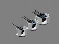 3"/50 caliber (Mark 22) Anti-Aircraft Batteries - Caged WWII