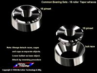 16 Pin Tapered Bearing