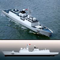 054A 052C Frigate