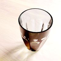 Tall glass cup replica