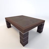 leather occasional table