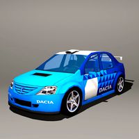 Dacia Logan Low Poly + 2 LODs