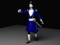 Ghost Pirate (rigged)