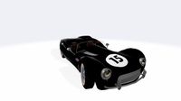 Justice track car black