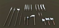Low poly RPG Weapon pack