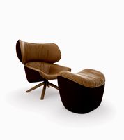 Armchair with headrest ears