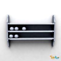 Shelf for billiard-balls