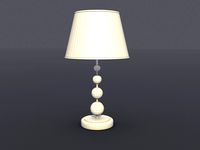 Red Carnival Table Lamp