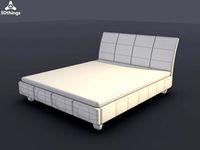 Monteray Leather King bedstead, Brown