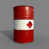 Barrel flammable