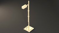 Macie Brass Pharmacy Floor Lamp