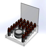 COVID Test negative or positive Kit Case