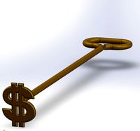 $ DOLLAR BRANDING IRON