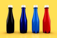 BOTTLE 350 ml including technical drawings