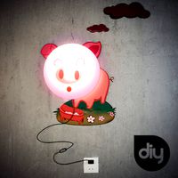 DIY Pig Decorative Light Lamp