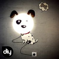 DIY Cartoon 3D Spotted Dog