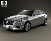 Cadillac CTS 2014 3D Model