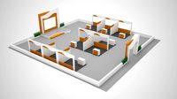 Layout exhibition
