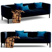 Sovet Slim 3-seater sofa