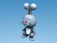 Cartoon rabbit