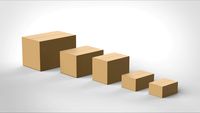 cardboard boxes