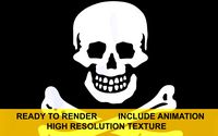 Jolly Roger 3d Flag