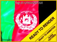 Afganistan 3d Flag