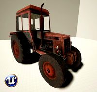 Tractor MTZ-80 Game-Ready