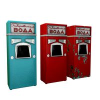 Vending machines with soda Low-Poly